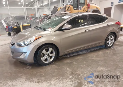 2013 Hyundai Elantra Gls from USA, damaged, VIN 5NPDH4AE6DH448439